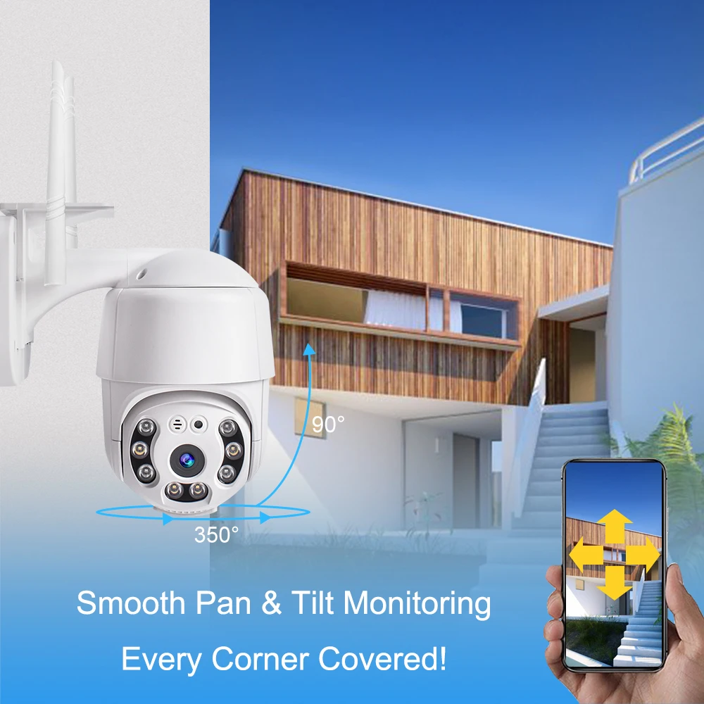 Imagem -03 - Yoosee-full Color Wireless Ptz ip Dome Câmera ai Humanoid Detection Segurança Cctv Baby Monitor Yoosee Yilot V380 V360pro App 2mp 1080p