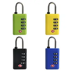 New TSA 4 Digit Combination Lock Anti-theft Security Tool Suitcase Luggage Coded Lock Padlock Cabinet Locker Travel