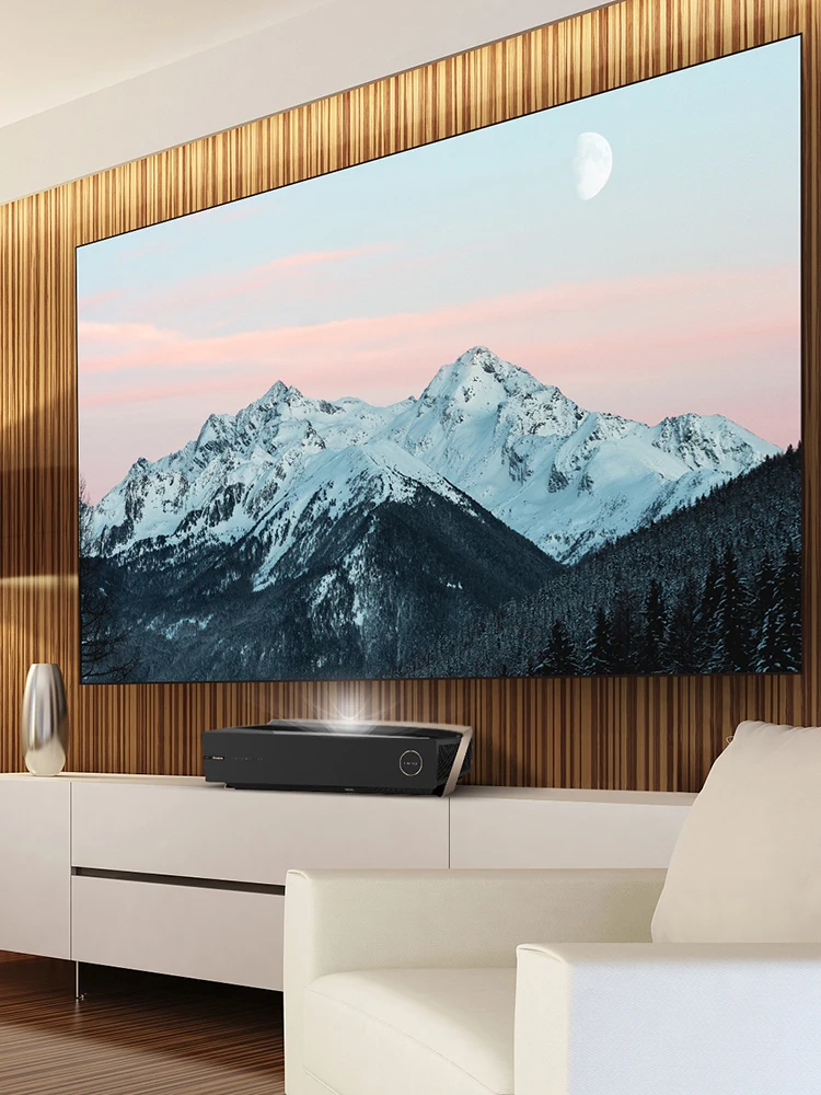 Ekran projekcyjny 2026 HOT ALR PET Crystal Fixed Frame CLR UST z redukcją odbicia światła otoczenia do projektorów o bardzo krótkiej odległości projekcji, 130 cali maks. — zdjęcie 2