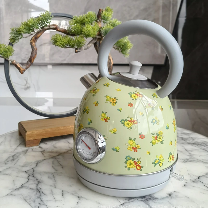 ملصق أخضر كهربائي من الفولاذ المقاوم للصدأ ، خَبز 1.8 لتر ، طلاء من من من من V من الفولاذ المقاوم للصدأ ، حماية من تجفيف الغليان