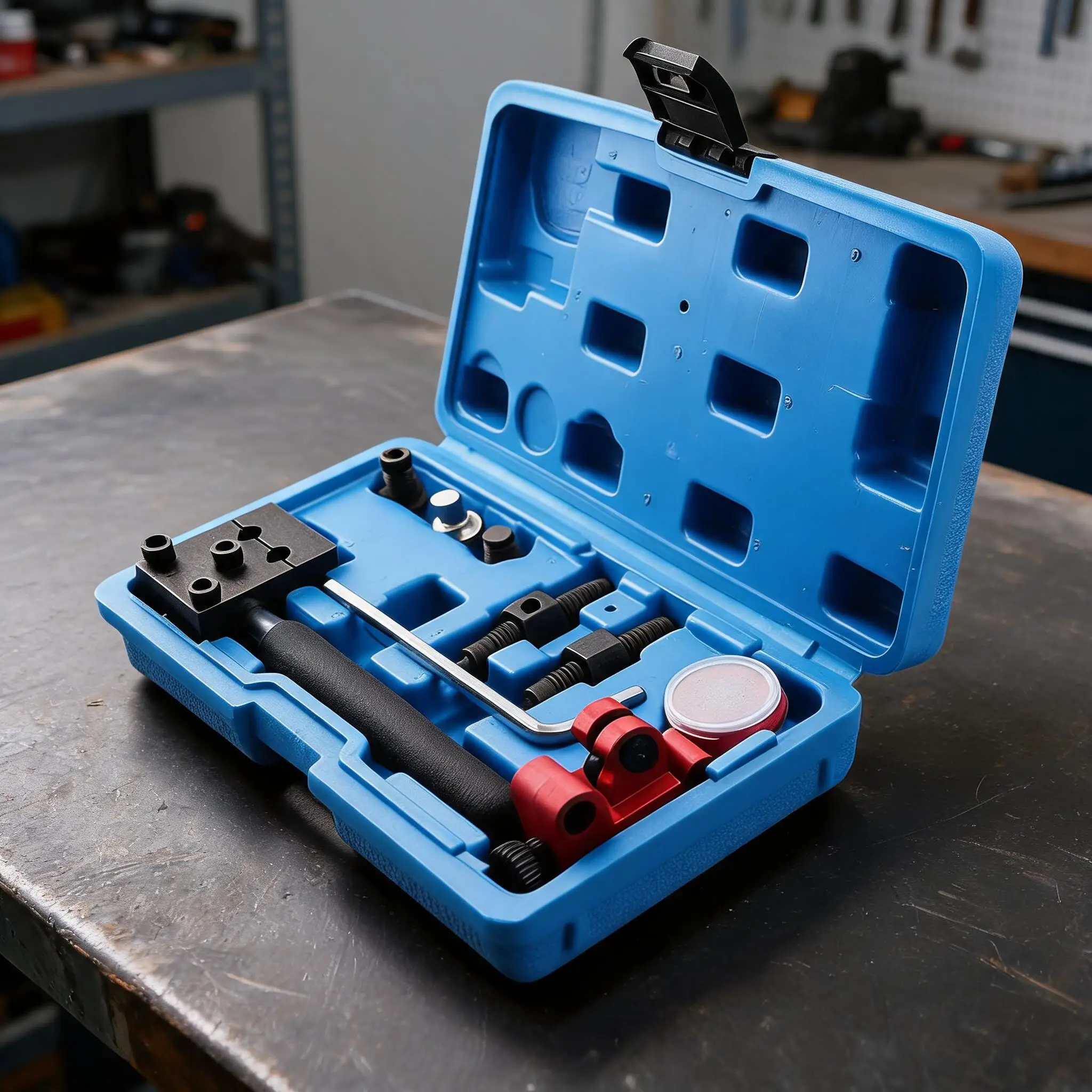 Brake Tube Flaring Tool Set 3/16 4.75mm 6.35mm Copper Pipe Expander For Auto Repair Brake-Hose Expansion Power Tools Parts Set