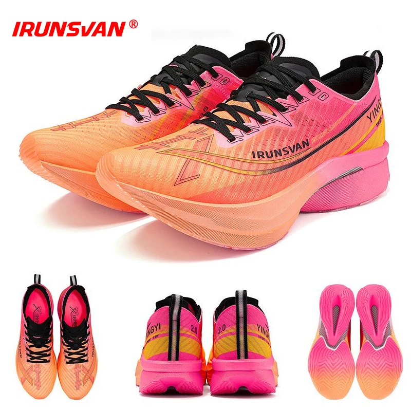 

IRUNSVAN Shadow Wing 2.0 Carbon 2026 Sport Shoes Original Trendy Casual Unisex Sneakers Outdoor Marathon Running Shoes Men