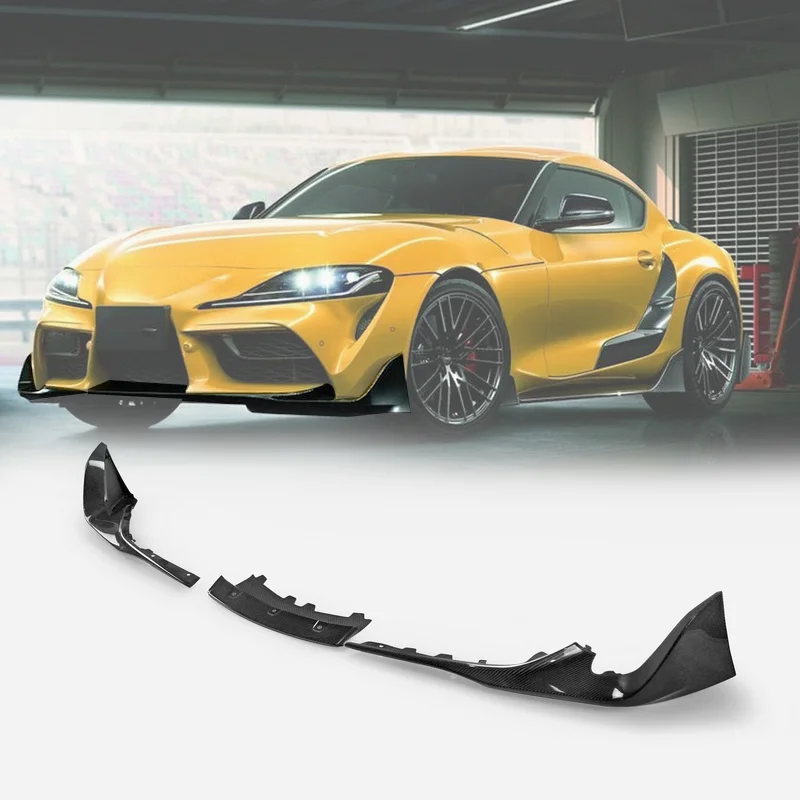 

For Supra A90 T-Type Front Lip (3Pcs) - Exterior Front Styling, Aerodynamic Trim