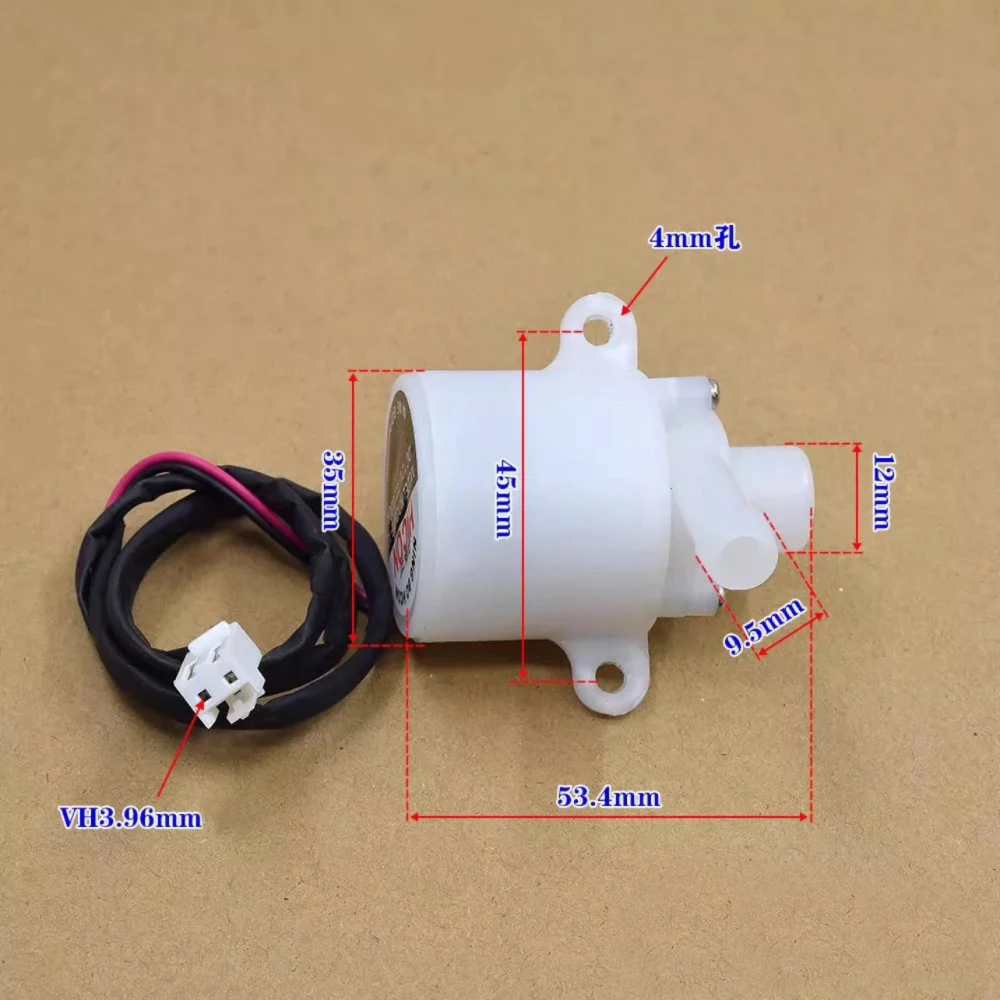

HZB-12A/25BF DC5V-12V Brushless Impeller Pump Water Pumping Circulation Pump 1.5-2.5L/Min Small Water Pump for Ice Makers