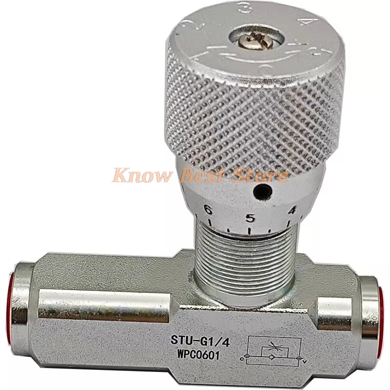 Flow Control Valve STU Hydraulic Throttle Valve One-way STU-G1/4 STU-G3/8 STU-G1/2 STU-G3/4 STU-G1