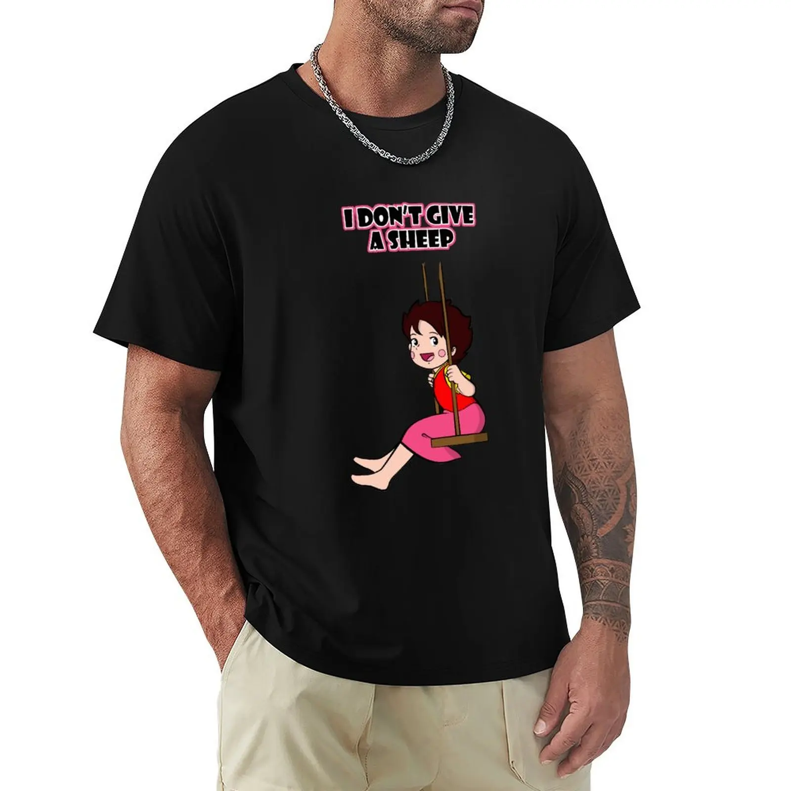 

Mens Funny Heidi Doesn't Give A Sheep Halloween T-Shirt tshirts personalised Blouse tshirts for men