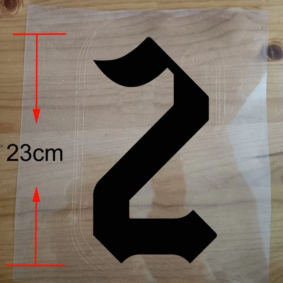 2020-21 Heat Transfer DIY 0-9# Number Nameset Iron On Transfer Clothing Heat Transfer Sticker Hot Stamping Patches Number White