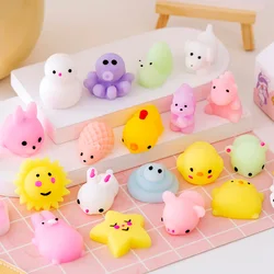 1-10Pcs Mochi Squishies Kawaii Animal Squishy Toy TPR Soft Glue Antistress Ball Squeeze Party Favors Stress Relief Toys For Kids