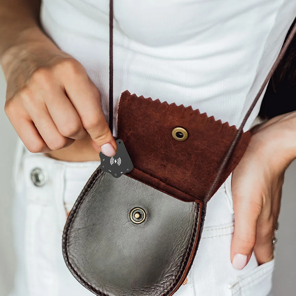 Карта-трекер для кошелька с беспроводной зарядкой IPX68, водонепроницаемый, работает для Apple Find My Ultra Thin Tracker для легкого отслеживания кошелька