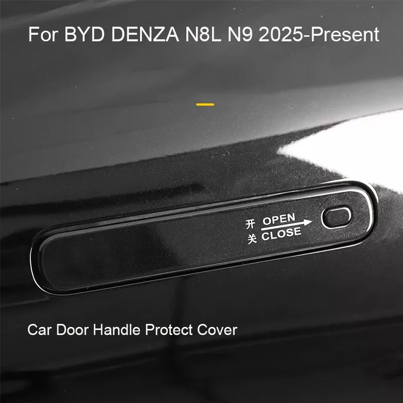 

Накладки на ручки дверей автомобиля из ABS-пластика, защита от царапин, водонепроницаемые, прочные, для внешней отделки авто, аксессуар для BYD DENZA N8L N9 2025-наст. время
