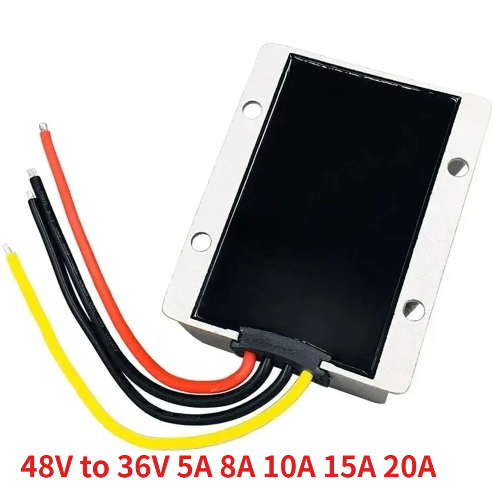 48V to 36V 5A 8A 10A 15A 20A DC Step-Down Power Supply Module 40V~60V to 36V DC-DC Regulator Converter(48V to 36V 15A)