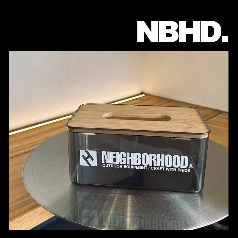 

NBHD Wooden Creative Retro Tissue Box Tissue Storage Box