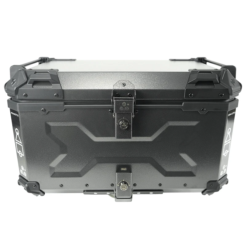 

Factory Hot Selling F2-MOTO 65L Motorcycle Aluminum Alloy Tail Box Suitable for Locomotive Scooter