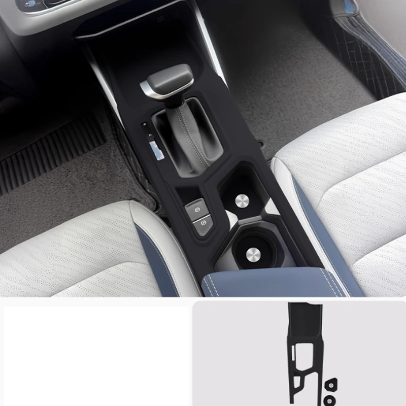 Almohadilla de silicona para Geely Emgrand 4th 2022-2025, protección de Control Central, accesorios de coche a prueba de polvo