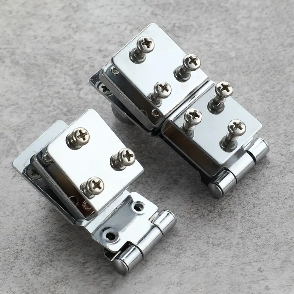New Zinc Alloy Glass Door Lock Security Hardware Cabinet Door Lock Single/Double Door Punch-Free Cabinet Display Lock Showcase