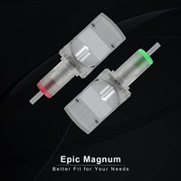 8pcs EZ Cartridge Tattoo Needles EPIC Round Magnum Curved Magnum 49RM 45RM 41RM 39RM 35RM for Cartridge Tattoo Machine Pen