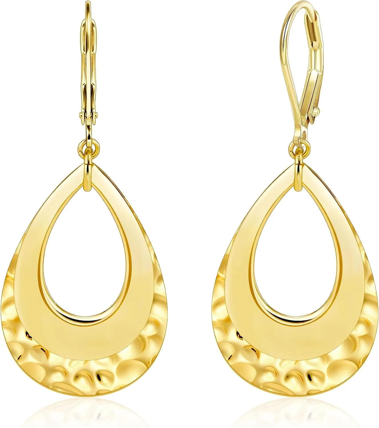 Teardrop Dangle Earrings for Women Layer Drop Dangle Earrings Jewelry Hypoallergenic Boho Leverback Dangle Earings for Jewelry