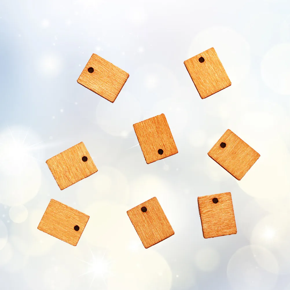 

20 шт. деревянных подвесок для серег, прямоугольные, цвета хаки, легкие, натуральные, для длинных ожерелий, аксессуары для рукоделия, шармы для украшений своими руками