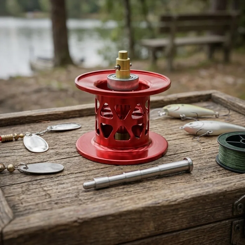 Short Shaft Replacement Spool for Abu MAX 2026 Baitcasting Reel Hollow Frame Optimized for General and Light Lure Fishing