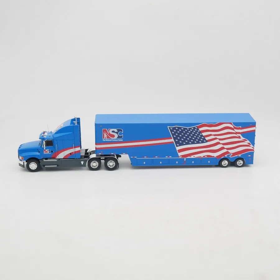 Diecast Ixo 1:43 Scale Ford AeroMax Long Nose Tractor Container Truck Alloy Car Model