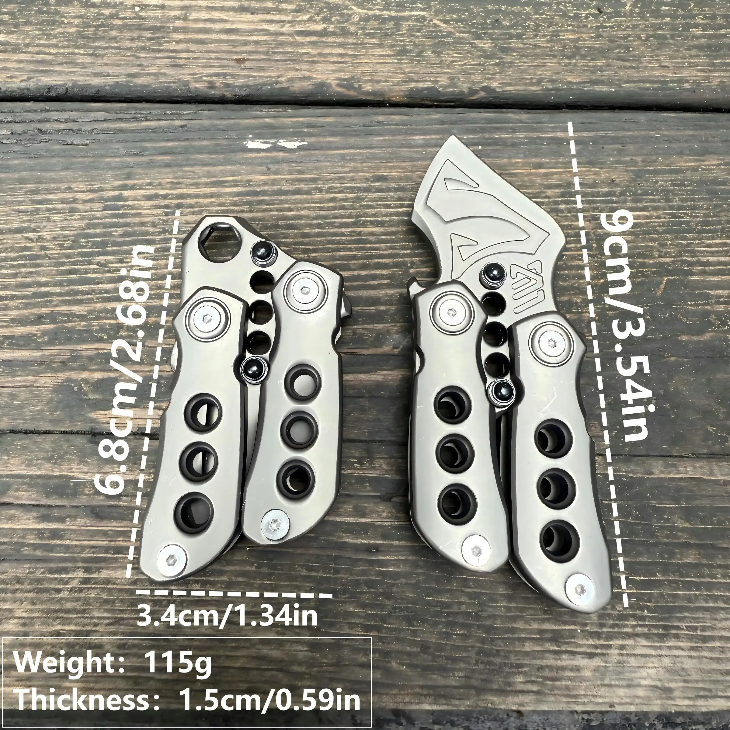 Magnetische Fidget-Münze EDC Erwachsenen-Dekompressionsspielzeug Angst- und Stressabbau Multifunktionaler Crowbar Fidget Slider Spinner Geschenk – Detail 1