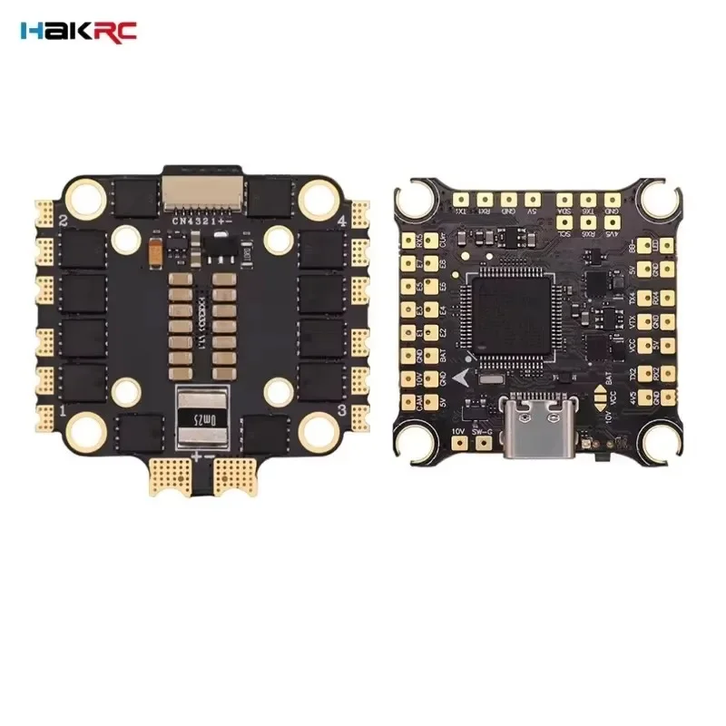 

HAKRC F7 V2 Flight Controller Stack 8Bit/32Bit 55A/60A /65A 4in1 ESC 2-6S with Dshot300/600 For RC FPV Toothpick Cinewhoop Drone