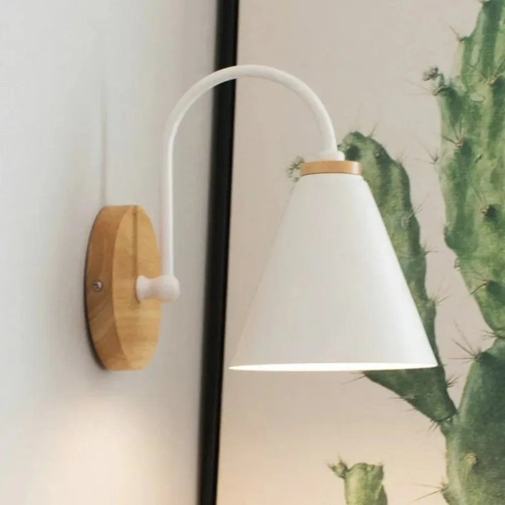 

Минималистичный светодиодный настенный светильник в скандинавском стиле, настенный светильник в стиле ретро, настенный светильник для внутреннего освещения, светодиодное освещение, прикроватная лампа для спальни