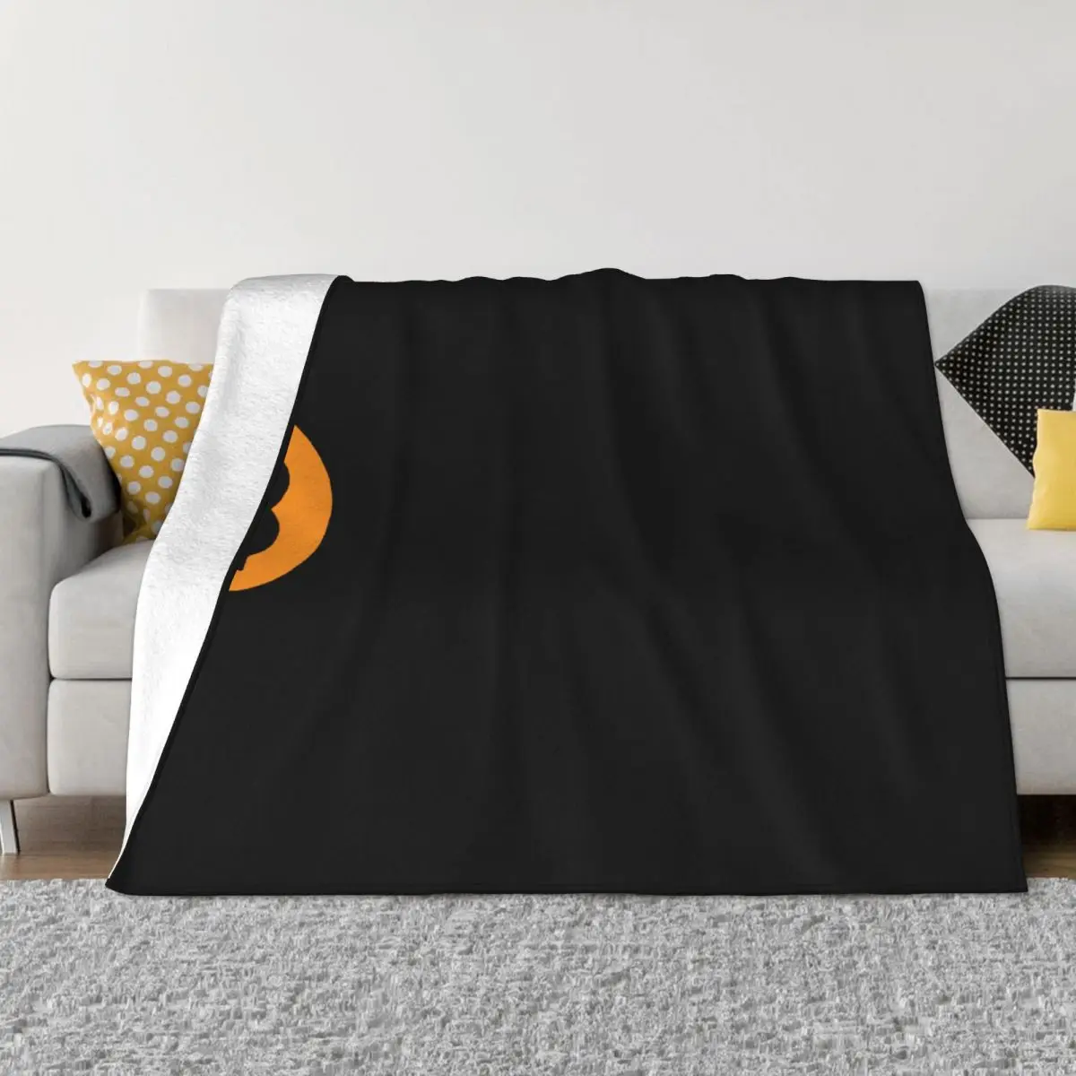 Bitcoin Accepted Here Funny Crypto Currency Investor Enthusiast T 2020 High Q Basic Simple Adult Unisex Throw Blanket