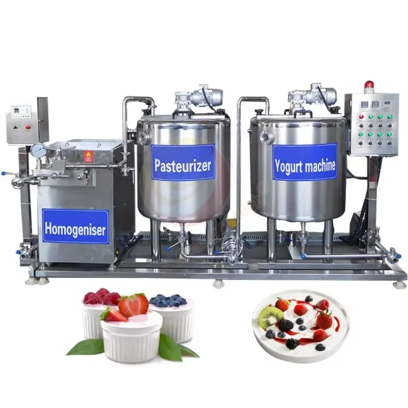 Milk Pasteurizer Small Homogenizer Auto Yogurt Maker for Commercial Dairy Processing Custom