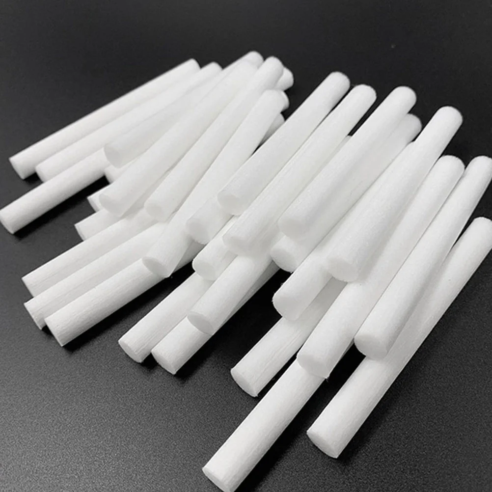 15 Pcs Portable Humidifier Aromatherapy Tampons Fragrance Diffuser Rods Sticks Supplies Air Conditioner White Travel