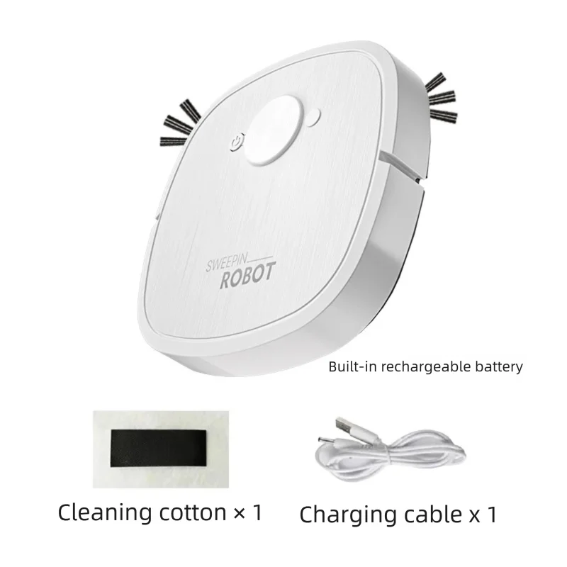 3-in-1 Robot Vacuum Cleaner USB Rechargeable Smart Navigation To Avoid Objects Automatic Cleaning Sweeping Machine Sweeper
