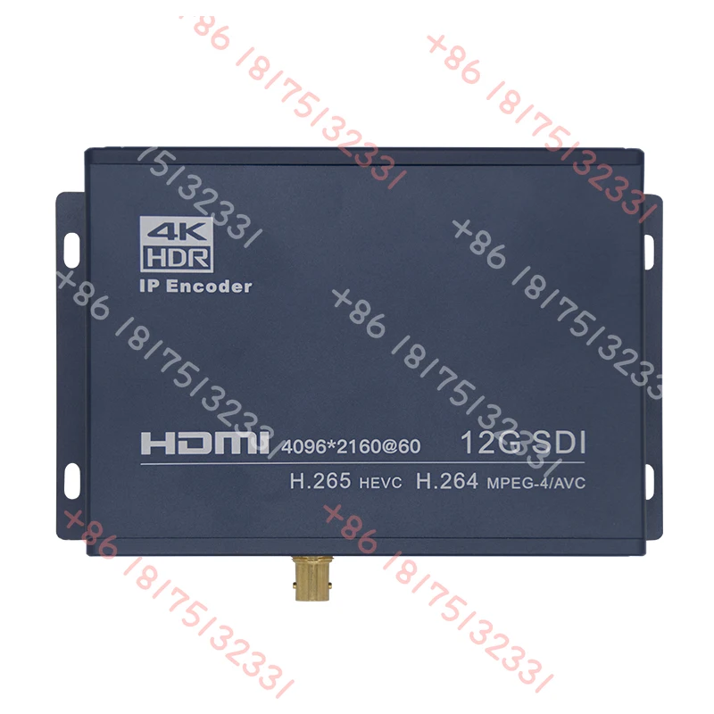 UHD H265 4k60 HD MI 12G-SDI جهاز تشفير بث الفيديو IP