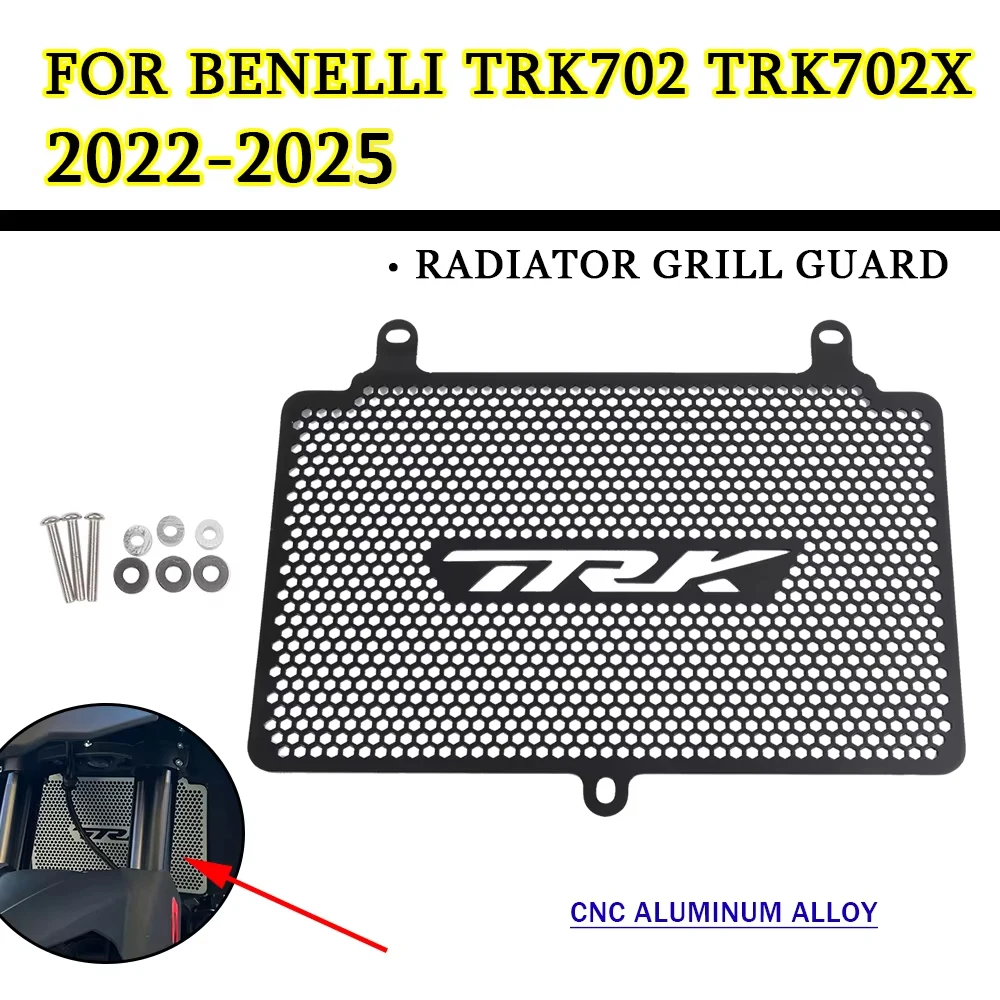 Motorcycle Accessories Radiator Guard Grille Cover Protector Protective Grill FOR BENELLI TRK702X TRK702 X TRK 702 X TRK 702X