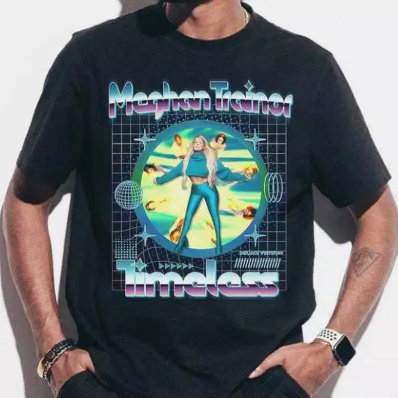 SALE New Meghan Trainor The Timeless Tour 2024 Cotton Unisex S-5XL Shirt