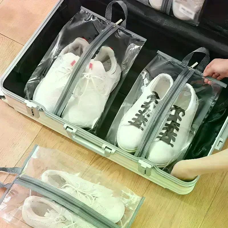 Shoe Storage Bag, Travel Shoes, Slippers, Waterproof Transparent Shoe Bag, Shoe Cover, Moisture-proof, , Dustproof B