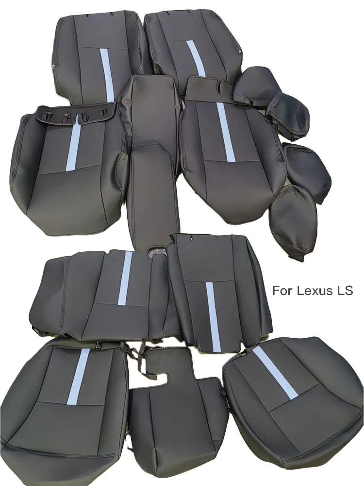 Custom Fit for Lexus LS 430 LS 460 Car Kits Lexus LS Series Car Accessories Seat Covers for 5 Seats Full Set Quality Leather
