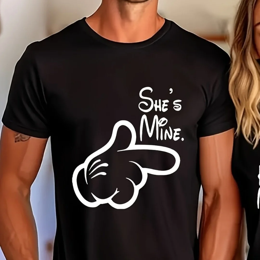 تي شيرت رجالي مطبوع بنمط إبداعي ، تي شيرت كاجوال بأكمام قصيرة ، رياضة وعطلة ، الصيف