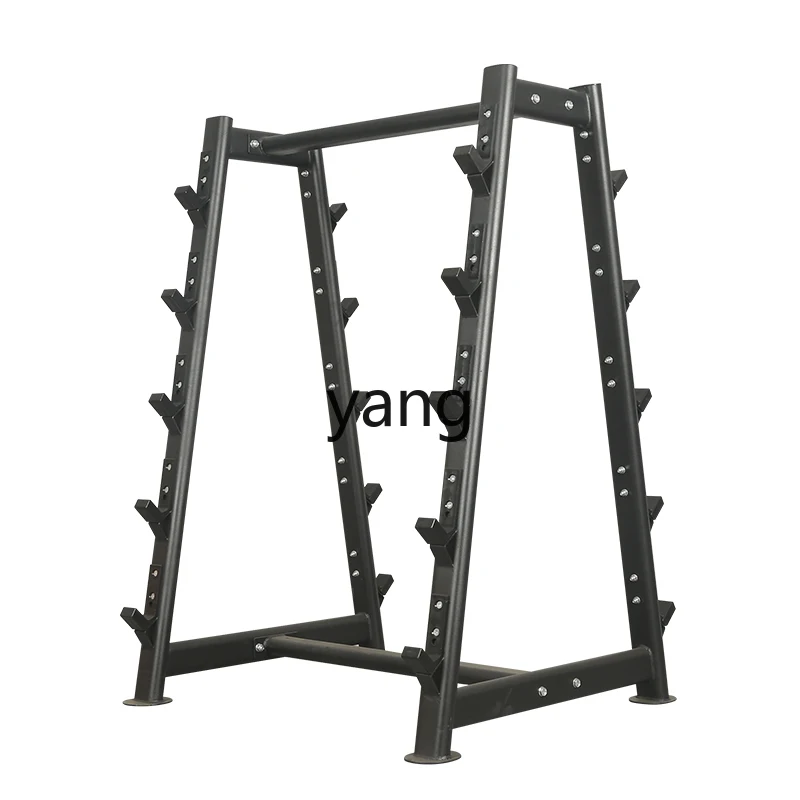 Lmm commercial weight lifting barbell rack gym fixed barbell bar placement storage rack