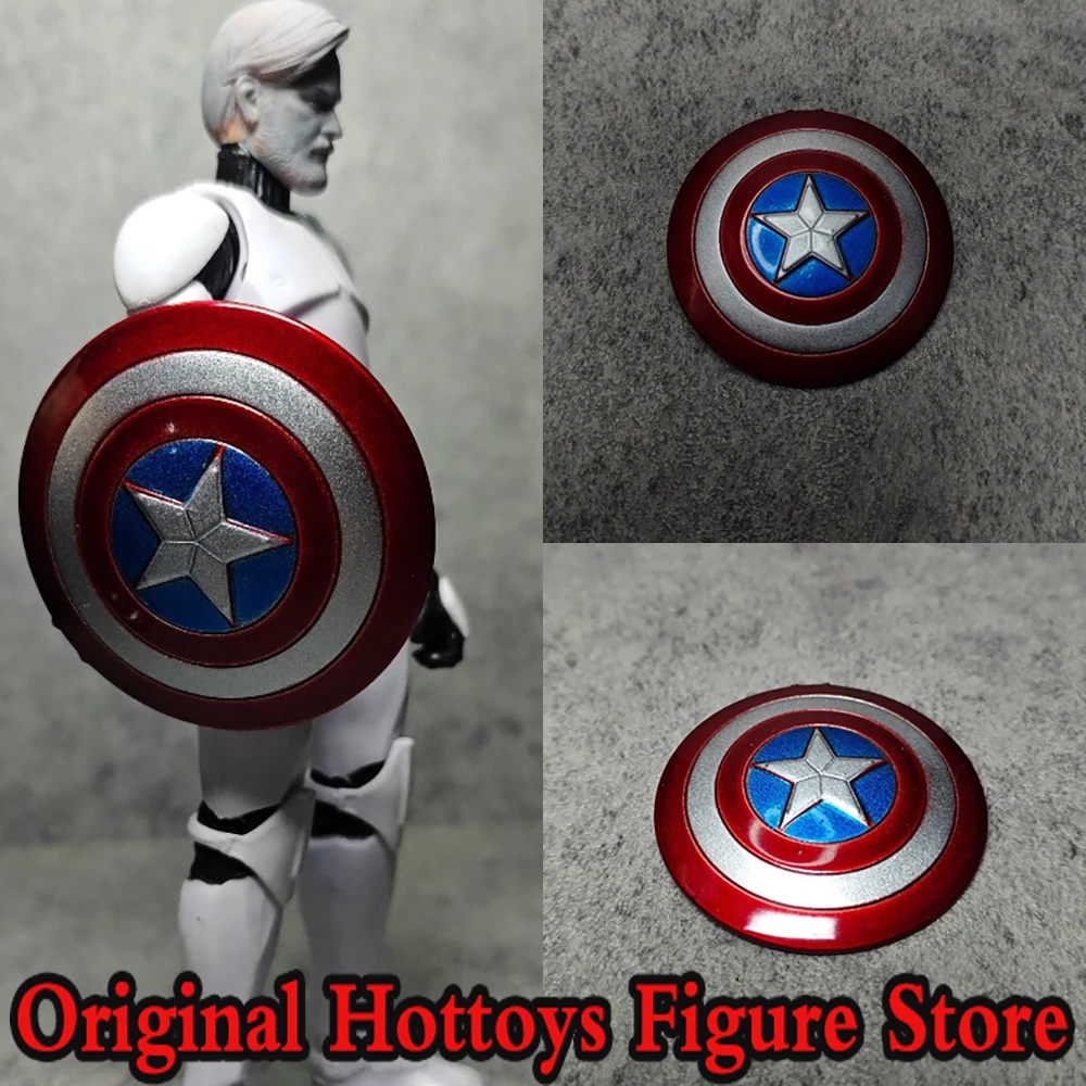 

In Stock 1/12 Scale Male Soldier Scene Accessory Super Hero Alloy Mini Shield Model Fit 6-inches Action Figure Model Doll