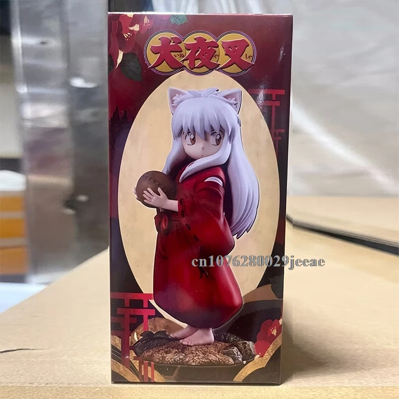 Anime Inuyasha Figures Cute Inuyasha Sesshoumaru Action Figures Children's Standing InuYasha PVC Model Collection Toys Gifts