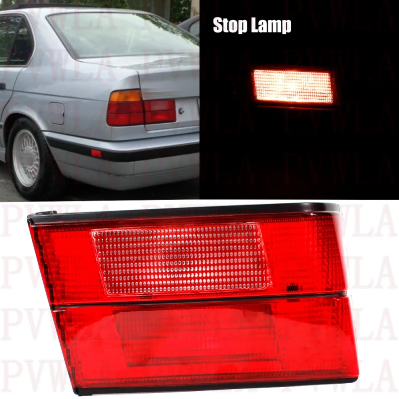 Left Inner Side Tail Rear Lamp Light 63211384011 For BMW 5 Series 525i 530i 540i E34 1988 1989 1990 1991 1992 1993 1994 1995