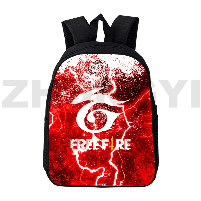 Fashion Student Free Fire Garena Backpack 12/16 Inch School Bag Middle Students Teens Travel Backpack 3D Game Free Fire Mochila