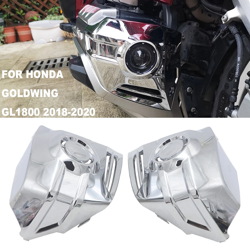 

New Motorcycle Accessories Chrome Pair Lower Cowl Covers For Honda Goldwing 1800 GL1800 2018 2019 2020