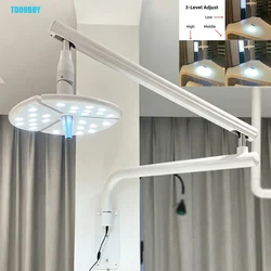 TDOUBUY High Brightness Wall-Mounted LED Shadowless Lamp 36W 60W Touch Switch Medical Surgical Examination Light For Dental