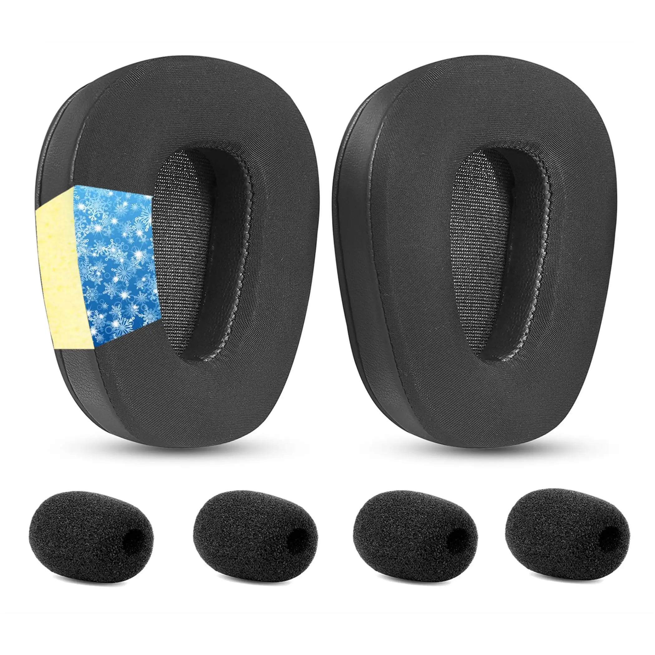 Амбушюры, совместимые с Bluetooth-наушниками с шумоподавлением VXI BlueParrott B650-XT S650-XT B650XT S650XT (охлаждающий гель) Амбушюры, совместимые с Bluetooth-наушниками с шумоподавлением VXI BlueParrott B650-XT S650-XT B650XT S650XT (охлаждающий гель)