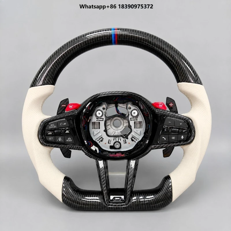 Steering Wheel Carbon Fiber Is Suitable  1 2 3 4 5 6 7 8 Series G20 G26 G30 G01 G02 G80 G82 G87 F90 F95 F96 M3 M4