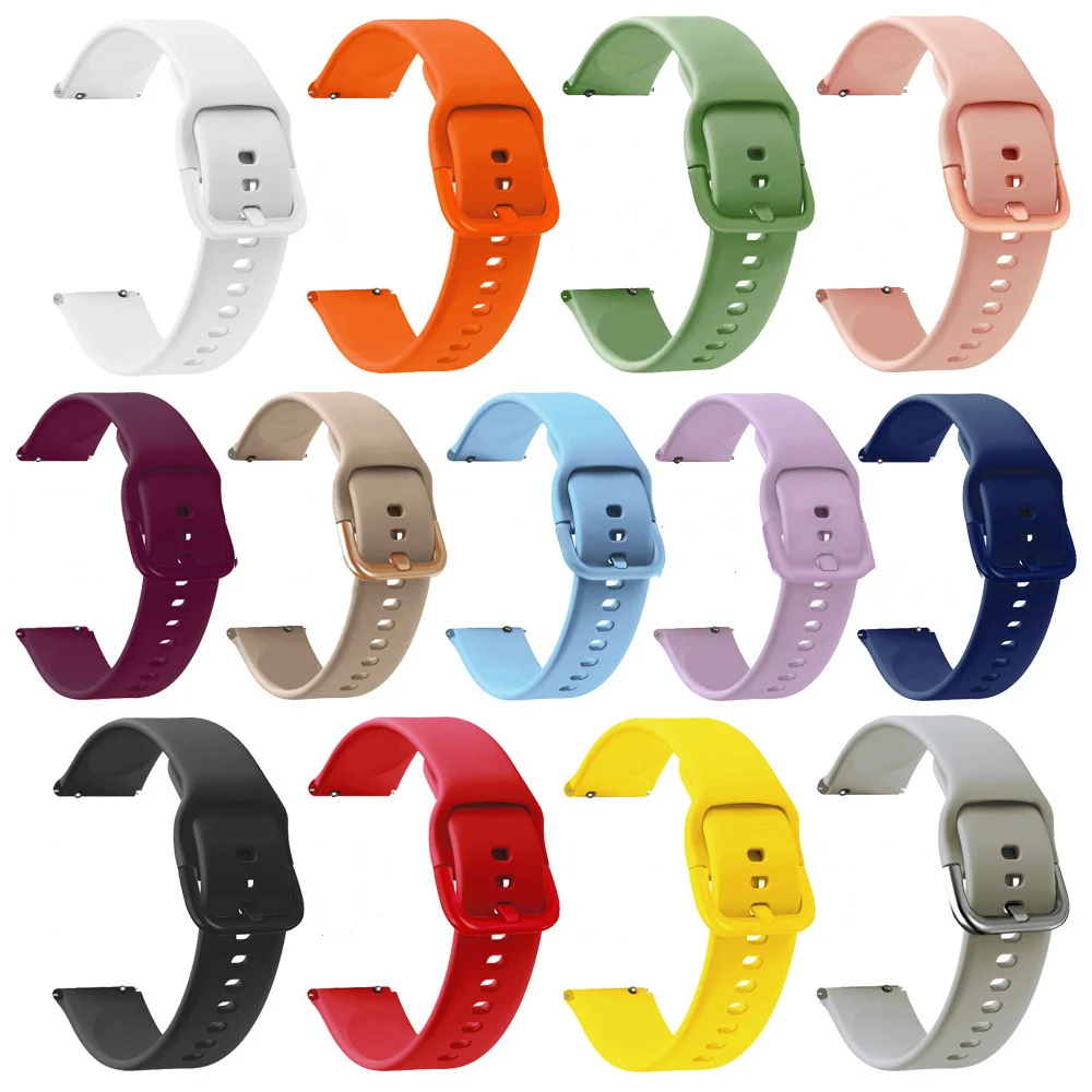 18 مللي متر لينة سيليكون حزام ل Garmin Vivoactive 4S 40 مللي متر سوار ساعة الرياضة استبدال حزام الساعات ل Garmin Venu 2s معصمه