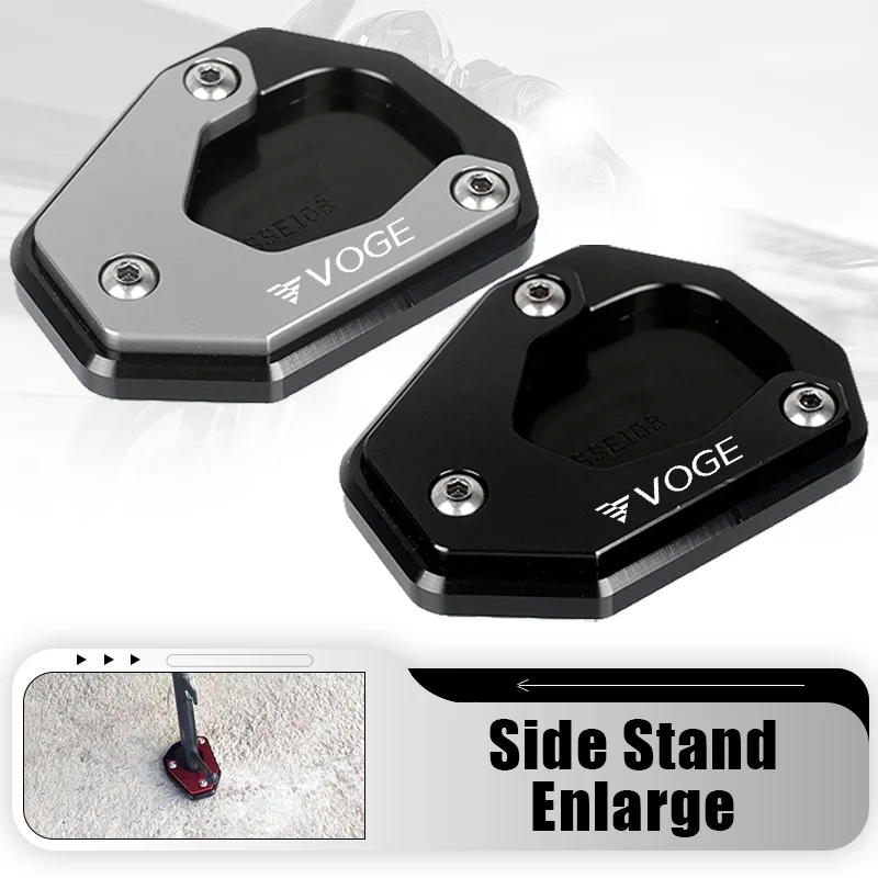 For VOGE Valico DS900X DSX900 900DSX DSX 900 DS 900 X 2024 Motorcycle Accessories Kickstand Stand Enlarger Extension Plate Pad