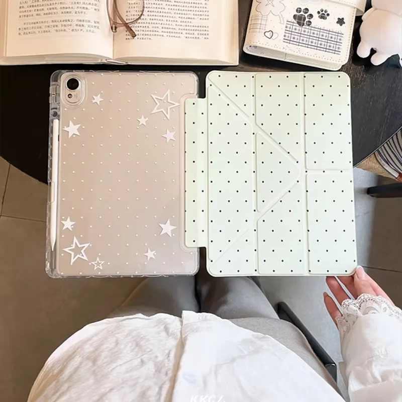 Advanced Fashion Polka Dot Star Creativity For iPad Pro Air M5 M4 M3 M2 2 1 11th A16 12.9