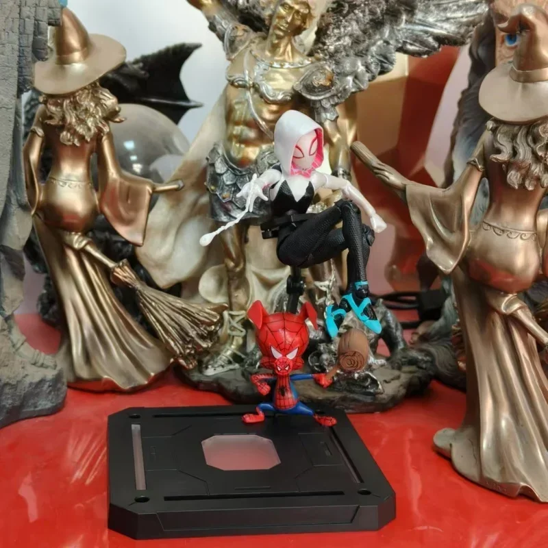 Disney Gwen Stacy Action Figure Desktop Model Ornaments Collection Sentinel Marvel SpiderMan Into the Spider Verse Toy gift